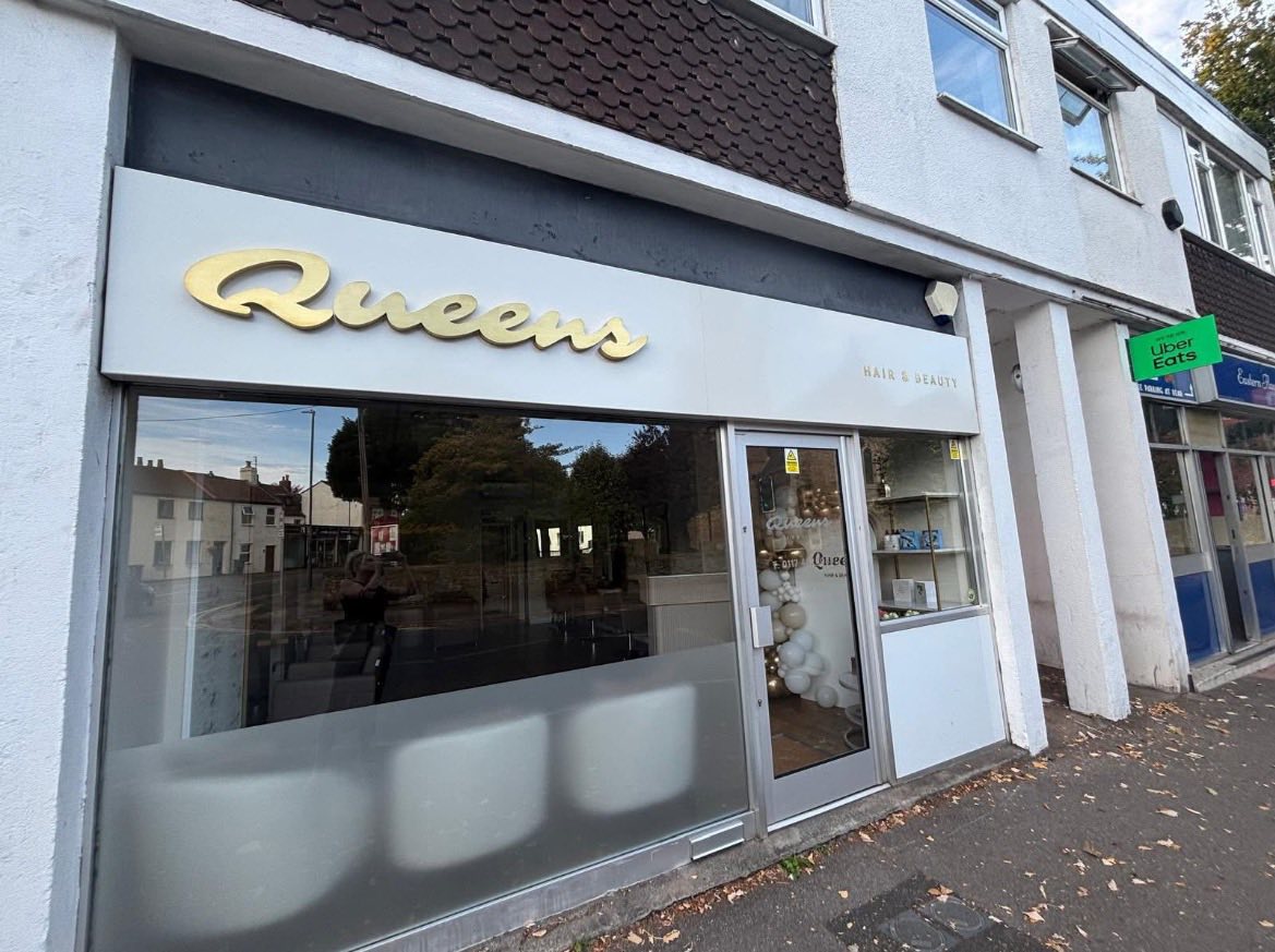 Queens Hair & Beauty exterior in Mangotsfield